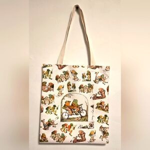 Frog and Toad Canvas Tote Bag